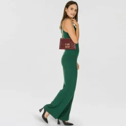 Discount DKNY Minna Schultertasche Leder 22 cm garnet