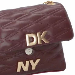 Discount DKNY Minna Schultertasche Leder 22 cm garnet