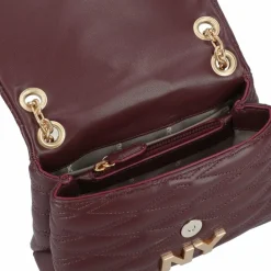 Discount DKNY Minna Schultertasche Leder 22 cm garnet