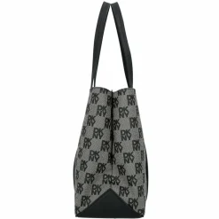 Clearance DKNY Nuri Schultertasche Leder 36 cm black logo- black