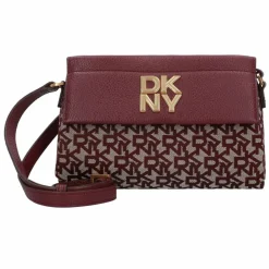 DKNY Umhängetaschen<Rosa Umhängetasche 21 cm aged wine-garnet