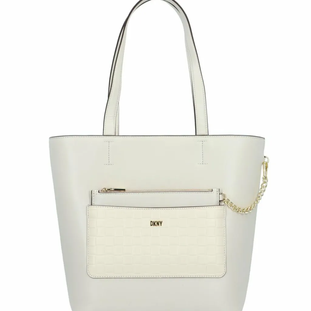 Best DKNY Simona Shopper Tasche Leder 25 cm pebble