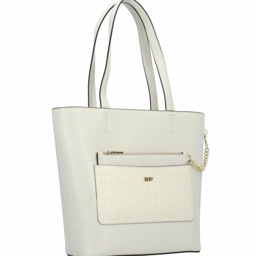 Best DKNY Simona Shopper Tasche Leder 25 cm pebble