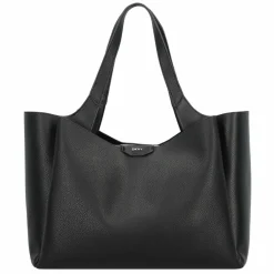 Hot DKNY Willa Shopper Tasche Leder 37 cm black-silver
