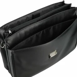 d&n Aktentaschen<Basic Aktentasche 44 cm schwarz