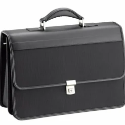 d&n Laptoptaschen|Aktentaschen<Basic Aktentasche 43 cm Laptopfach schwarz