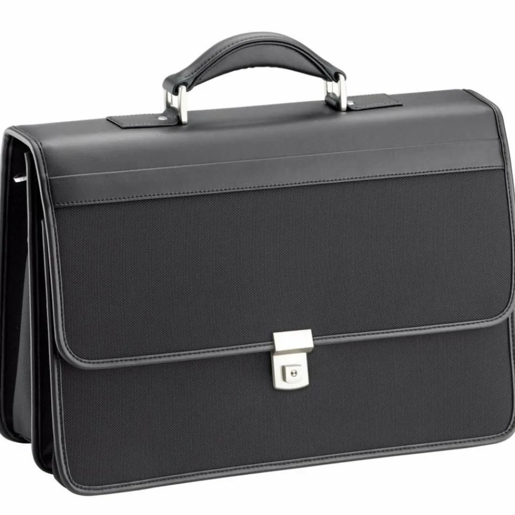 d&n Laptoptaschen|Aktentaschen<Basic Aktentasche 43 cm Laptopfach schwarz