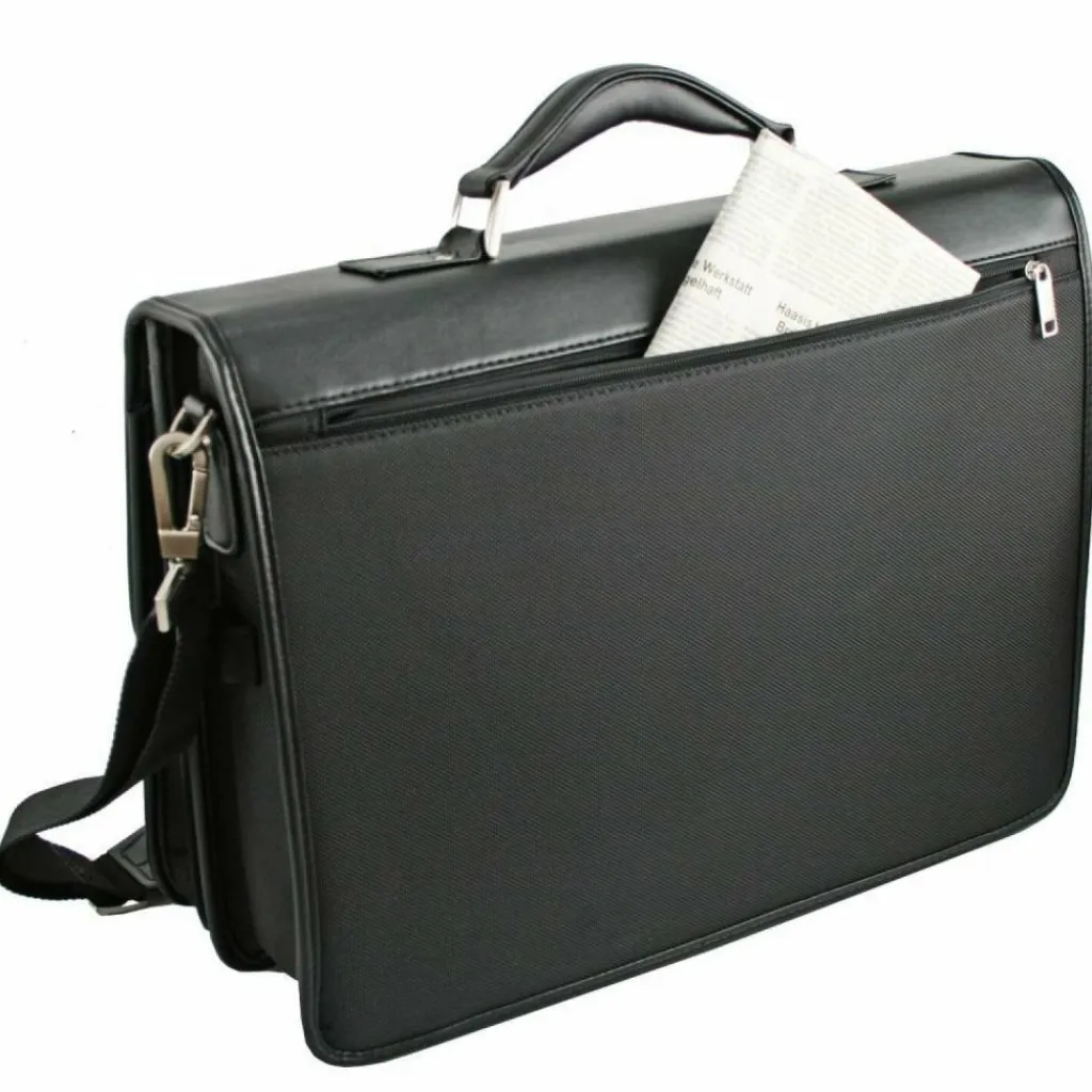 d&n Laptoptaschen|Aktentaschen<Basic Aktentasche 43 cm Laptopfach schwarz