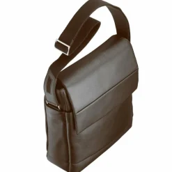 Online d&n Business Line Messenger Leder 30 cm braun