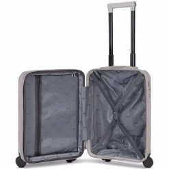 Clearance d&n South Dakota 4 Rollen Kabinentrolley S 55 cm mit Dehnfalte champagner