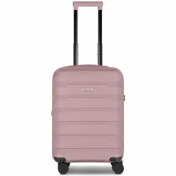 Outlet d&n South Dakota 4 Rollen Kabinentrolley S 55 cm mit Dehnfalte rose gold