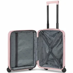 Outlet d&n South Dakota 4 Rollen Kabinentrolley S 55 cm mit Dehnfalte rose gold