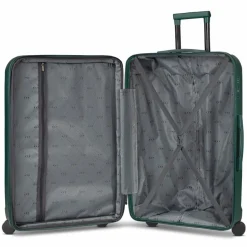 New d&n South Dakota 4 Rollen Trolley L 76 cm mit Dehnfalte olive