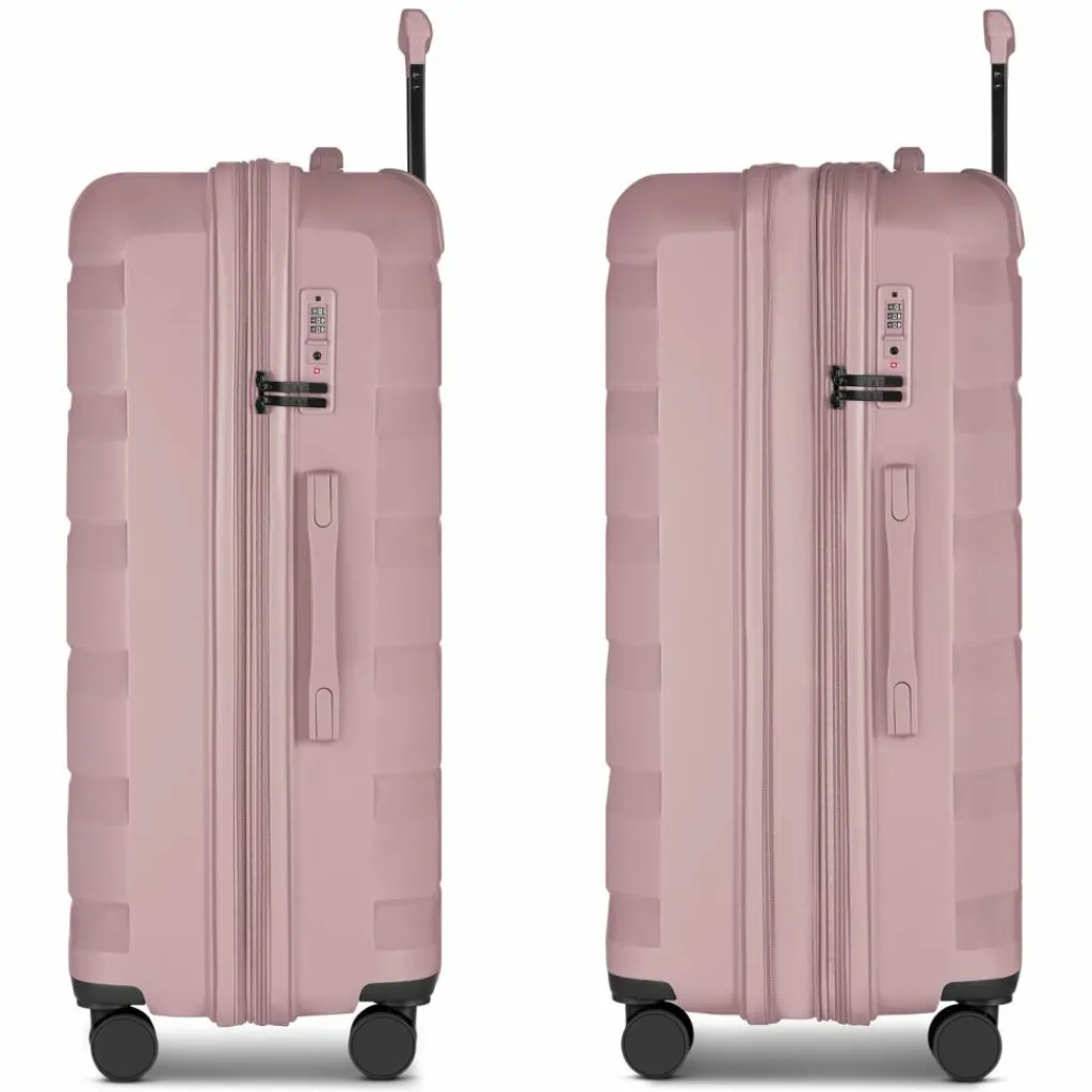 d&n South Dakota 4 Rollen Trolley L 76 cm mit Dehnfalte