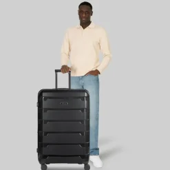 d&n Hartgepäck|4-Rollen Koffer<South Dakota 4 Rollen Trolley L 76 cm mit Dehnfalte black