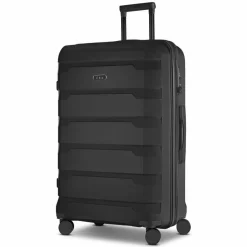 d&n Hartgepäck|4-Rollen Koffer<South Dakota 4 Rollen Trolley L 76 cm mit Dehnfalte black