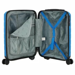 Online d&n Travel Line 4100 4 Rollen Kabinentrolley S 54 cm blue