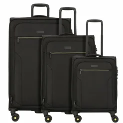 d&n Travel Line 9704 4 Rollen Kofferset 3-teilig mit Dehnfalte