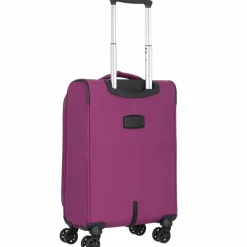 Best d&n Travel Line 9204 4 Rollen Kabinentrolley 55 cm purple