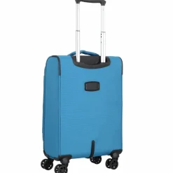 Hot d&n Travel Line 9204 4 Rollen Kabinentrolley 55 cm blau
