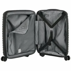 Clearance d&n Travel Line 4500 4 Rollen Kabinentrolley S 55 cm mit Dehnfalte black