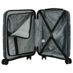 d&n Hartgepäck Kabinengepäck|4-Rollen Kabinentrolleys<Travel Line 4300 4 Rollen Kabinentrolley S 55 cm dunkelblau