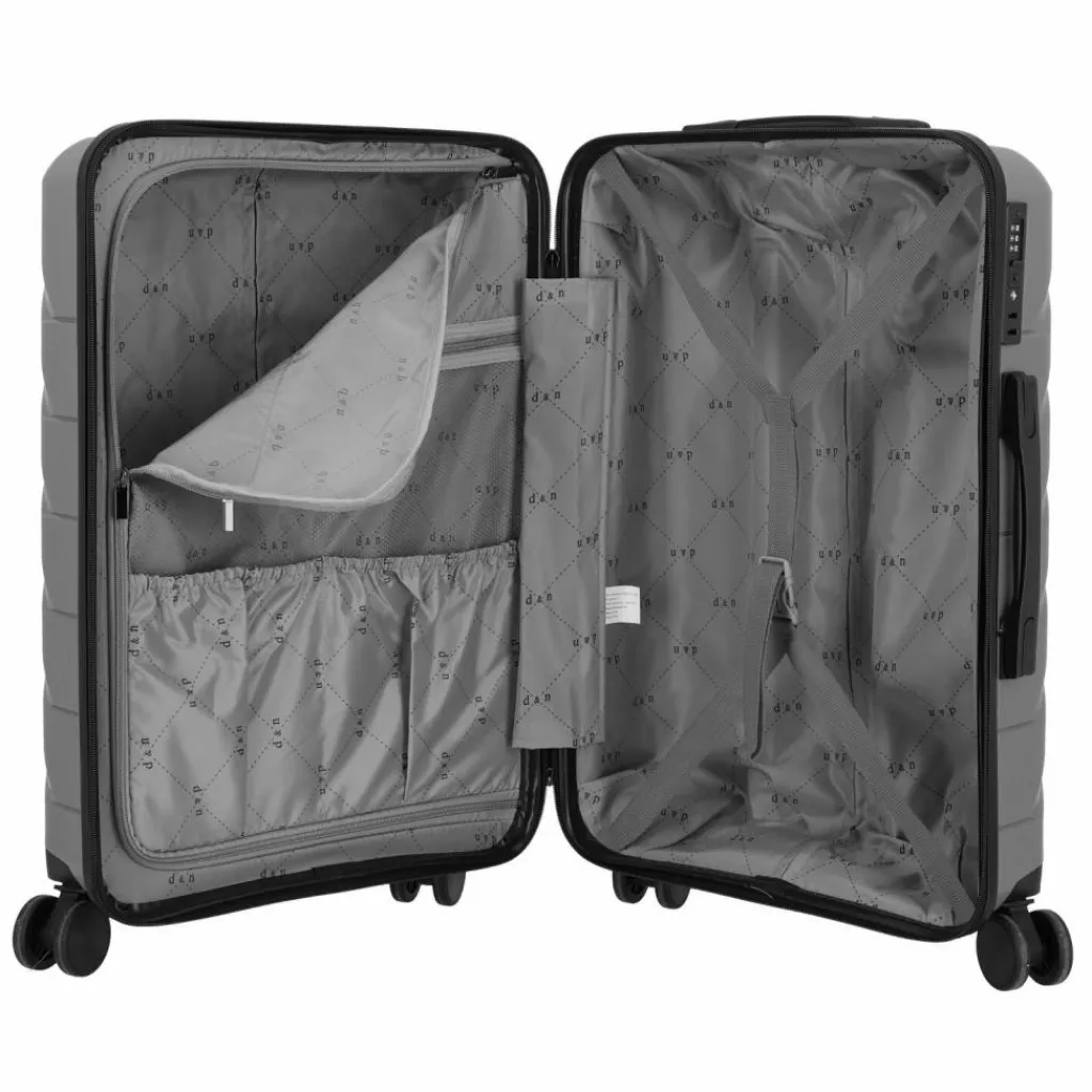 Sale d&n Travel Line 4100 4 Rollen Kofferset 3-teilig grey
