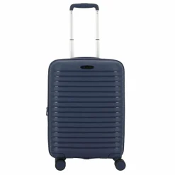 d&n Hartgepäck Kabinengepäck|4-Rollen Kabinentrolleys<Travel Line 4500 4 Rollen Kabinentrolley S 55 cm mit Dehnfalte darkblue