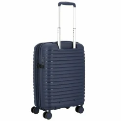 d&n Hartgepäck Kabinengepäck|4-Rollen Kabinentrolleys<Travel Line 4500 4 Rollen Kabinentrolley S 55 cm mit Dehnfalte darkblue