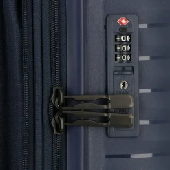 d&n Hartgepäck Kabinengepäck|4-Rollen Kabinentrolleys<Travel Line 4500 4 Rollen Kabinentrolley S 55 cm mit Dehnfalte darkblue