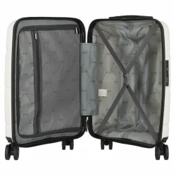 d&n Hartgepäck Kabinengepäck|4-Rollen Kabinentrolleys<Travel Line 4300 4 Rollen Kabinentrolley S 55 cm weiß