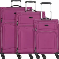 d&n Travel Line 9204 4 Rollen Kofferset 3-teilig mit Dehnfalte