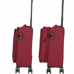 d&n Travel Line 9704 4 Rollen Kabinentrolley S 55 cm mit Dehnfalte