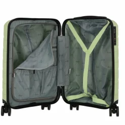 Hot d&n Travel Line 4100 4 Rollen Kabinentrolley S 54 cm lime green
