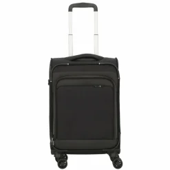 d&n Weichgepäck Kabinengepäck|4-Rollen Kabinentrolleys<Travel Line 9504 4 Rollen Kabinentrolley S 55 cm black