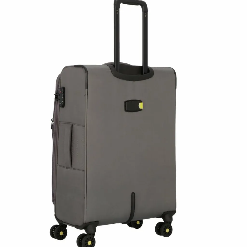 Sale d&n Travel Line 9704 4 Rollen Kofferset 3-teilig mit Dehnfalte grey