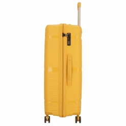 d&n Hartgepäck|4-Rollen Koffer<Travel Line 4200 4 Rollen Trolley L 77 cm yellow