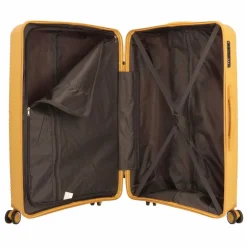 d&n Hartgepäck|4-Rollen Koffer<Travel Line 4200 4 Rollen Trolley L 77 cm yellow