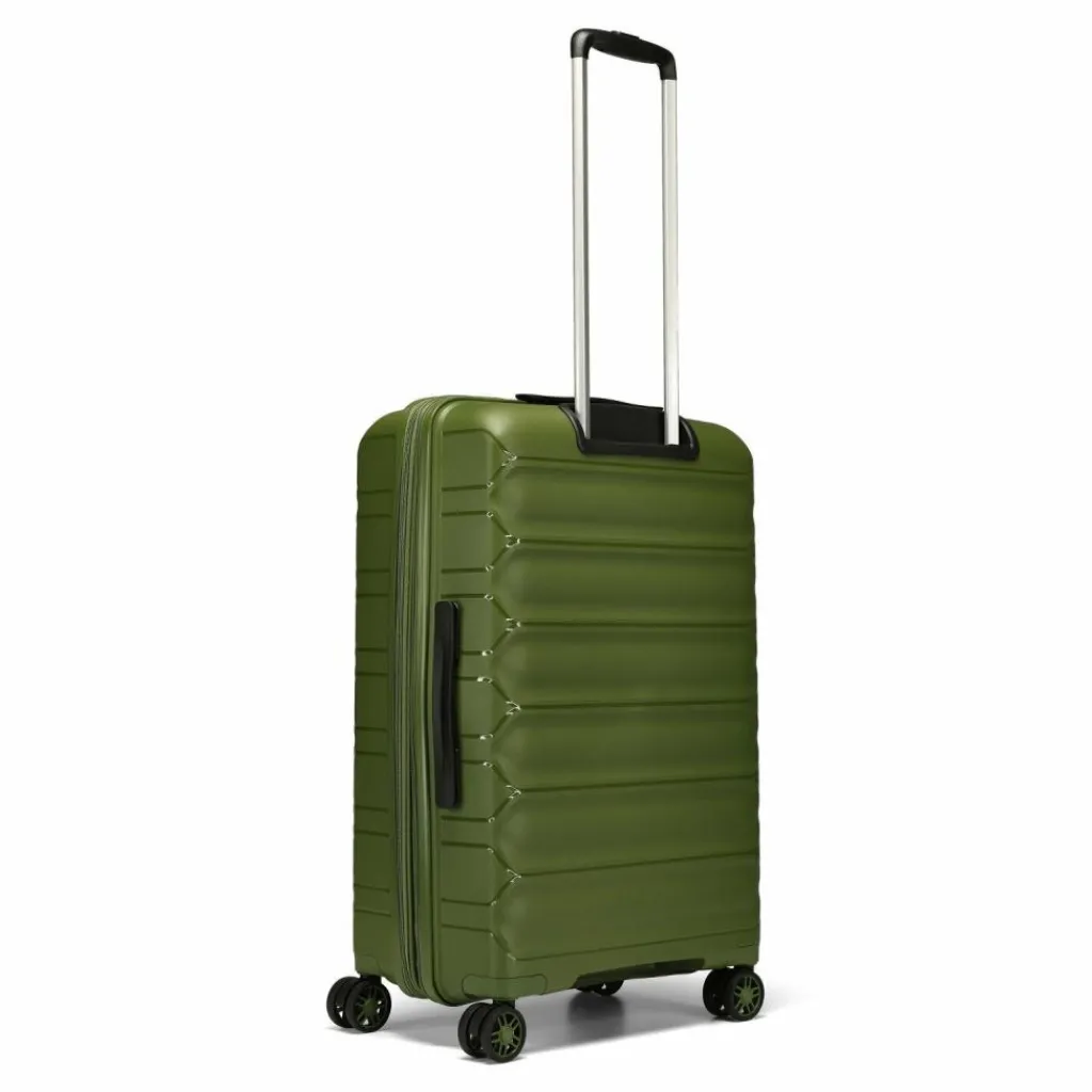 Hot d&n Travel Line 4700 4 Rollen Trolley 68 cm mit Dehnfalte olive green