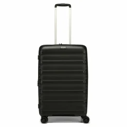 Best d&n Travel Line 4700 4 Rollen Trolley 68 cm mit Dehnfalte black