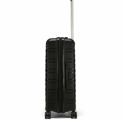 Best d&n Travel Line 4700 4 Rollen Trolley 68 cm mit Dehnfalte black