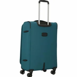 Online d&n Travel Line 9504 4 Rollen Trolley M 67 cm mit Dehnfalte petrol