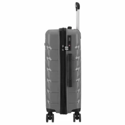Hot d&n Travel Line 4100 4 Rollen Trolley M 64 cm grey
