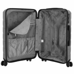 Hot d&n Travel Line 4100 4 Rollen Trolley M 64 cm grey