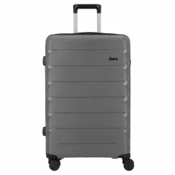 d&n Hartgepäck|4-Rollen Koffer<Travel Line 4100 4 Rollen Trolley L 74 cm grey
