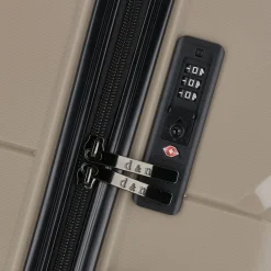 d&n 4-Rollen Koffer|Hartgepäck<Travel Line 4100 4 Rollen Trolley M 64 cm taupe