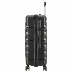 Outlet d&n Travel Line 4100 4 Rollen Trolley L 74 cm black