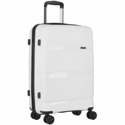 d&n Travel Line 4300 4 Rollen Trolley M 68 cm weiß