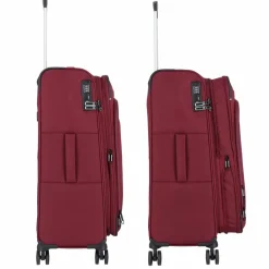 d&n Travel Line 9504 4 Rollen Trolley M 67 cm mit Dehnfalte