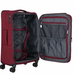 d&n Travel Line 9504 4 Rollen Trolley M 67 cm mit Dehnfalte